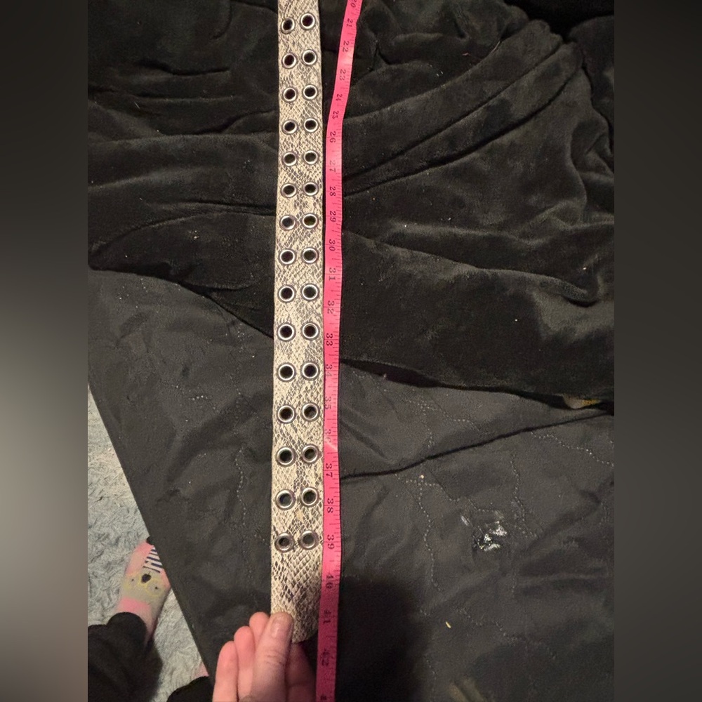 NWOT Faux Snakeskin Belt NEW